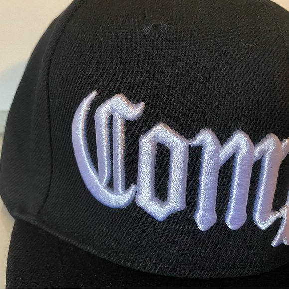 Compton Hat - Black - Raiders - NWA - Flat Brim - Los Angeles SnapBack - Picture 6 of 6